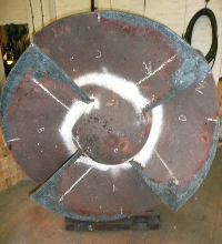 Impeller head built up to required size